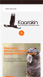 Mobile Screenshot of blackcockatoorecovery.com